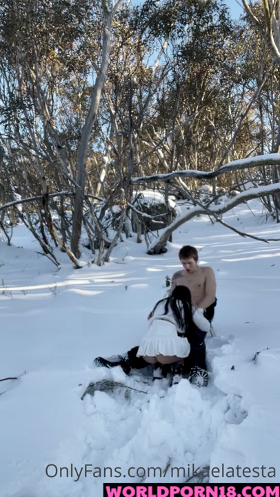 Mikaela Testa new outdoor sextape Hot Onlyfans
