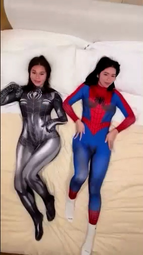 Aishah Sofey/Kawaiisofey with Sophie Rain new Spiderman video Onlyfans  so hot