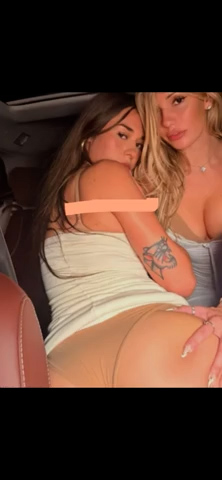 Breckie Hill x Sophie Rain Striptease in Car video by Onlyfans
