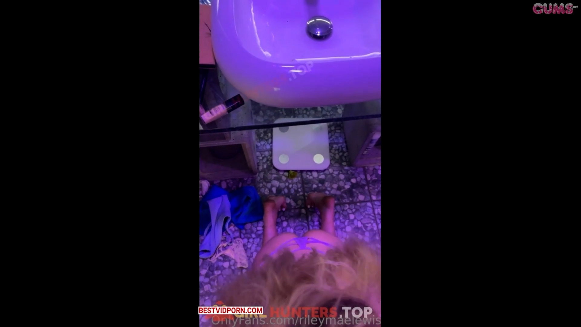 Riley Mae Lewis Sucked with Cock in Public Toilet POV Sextape